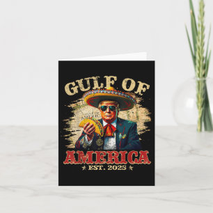 Vintager Golf von Amerika nach 2025 Funny Trump Karte