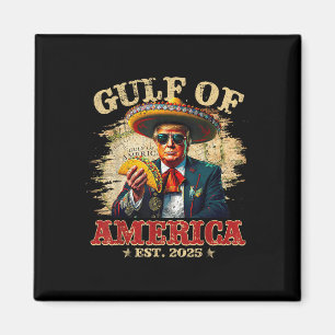 Vintager Golf von Amerika nach 2025 Funny Trump Magnet