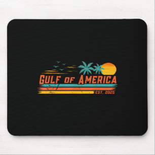 Vintager Golf von Amerika rückt Sonnenuntergang Go Mousepad