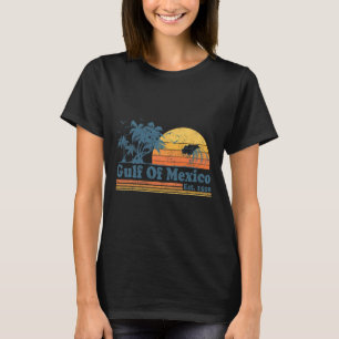 Vintager Golf von Mexiko Est 1550 Retro Beach Suns T-Shirt