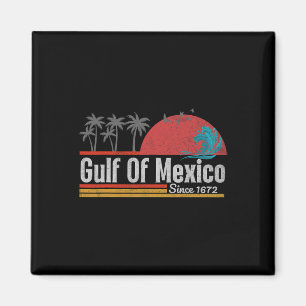 Vintager Golf von Mexiko Est.1772 Grafik Magnet