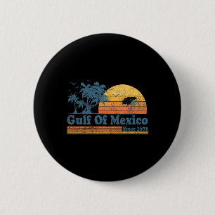 Vintager Golf von Mexiko seit 1672 Retro Beach Son Button