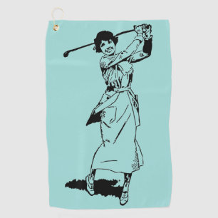 Vintager Golfer 1921 Golfhandtuch