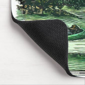 Vintager Golfplatz Mousepad (Ecke)