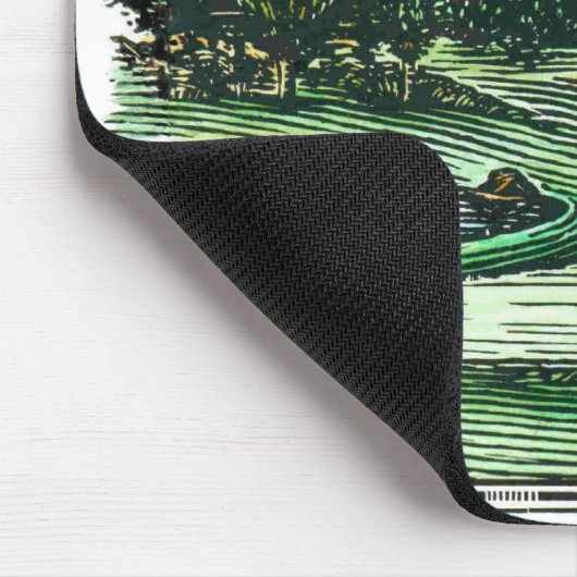 Vintager Golfplatz Mousepad (Ecke)