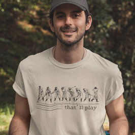 Vintager Golfschwung T-Shirt