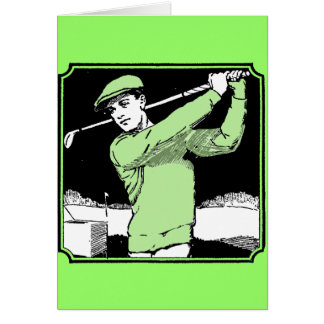 VINTAGER GOLFSPIELER