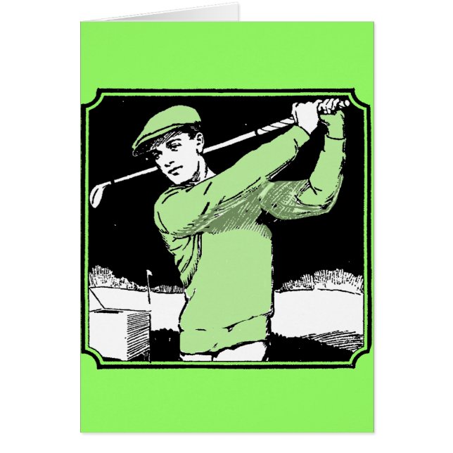VINTAGER GOLFSPIELER (Vorne)