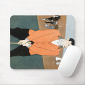 Vintager Golfspieler von Edward Penfield. Mousepad (Mit Mouse)