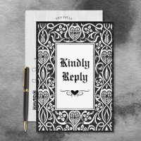 Vintager Gothic Black & White Roycroft Frame