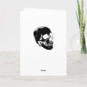 Vintager Gothic-Schädel Karte (Rückseite)