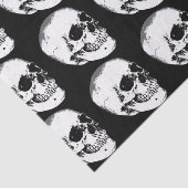 Vintager Gothic-Schädel Seidenpapier (Ausschnitt)