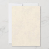 Vintager gotischer EngelGeburtstag Einladung (Rückseite)