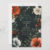 Vintager gotischer Fall Einladung (Vorderseite)