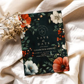 Vintager gotischer Fall Save The Date