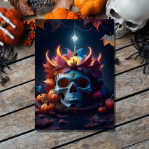 Vintager gotischer Kürbis und schäbiger Kürbis