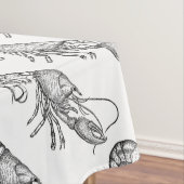 Vintager Grafiklobster Tischdecke (Beispiel)