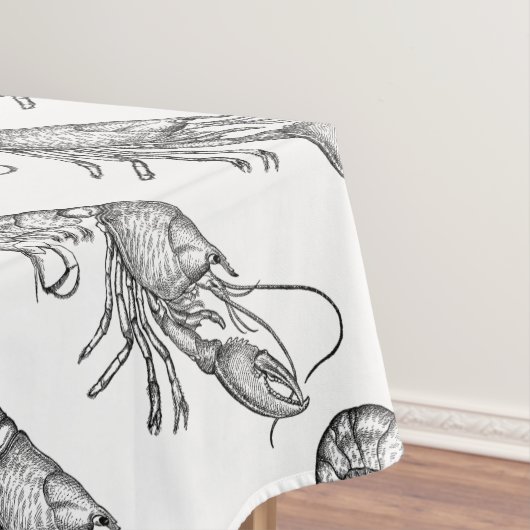 Vintager Grafiklobster Tischdecke (Beispiel)