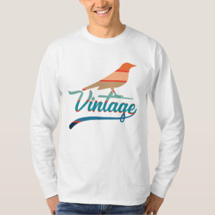 Vintager grafischer T - Shirt - Re-Ro-Armrückwandl