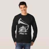 Vintager Grammophon-T - Shirt (Vorne ganz)