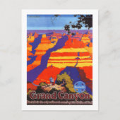 Vintager Grand Canyon Arizona Postkarte (Vorderseite)