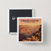 Vintager Grand Canyon Nationalpark Button (Vorne & Hinten)