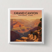 Vintager Grand Canyon Nationalpark Button (Vorderseite)