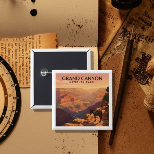 Vintager Grand Canyon Nationalpark Button