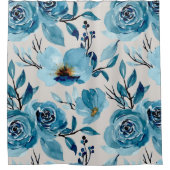 Vintager grauer Duschvorhang (Vorderseite)