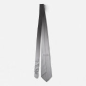 Vintager grauer japanischer Drache Krawatte (Rückseite)