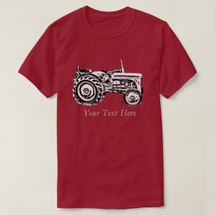 Vintager Graumassey-Fergison-Traktor Foto T - Shir T-Shirt