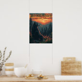 Vintager Great Smoky Mountains Nationalpark Poster (Küche)