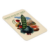 Vintager Greenbelt-Magnet Magnet (Rechte Seite)