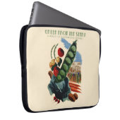 Vintager Greenbelt-Notebookstecker Laptopschutzhülle (Vorne Rechts)