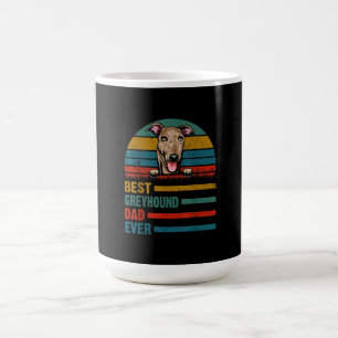 Vintager Greyhound Hund Lover Fathers Day Geschenk Kaffeetasse
