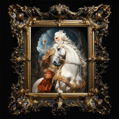 Vintager griechischer Gott Apollo Red Gold Seidenpapier