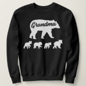 Vintager Großbär 4 Cubs Muttertag Sweatshirt (Design vorne)