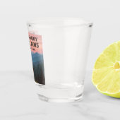 Vintager Großer Rauchgebirgspark Schnapsglas (Rechts)
