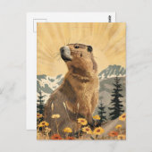 Vintager Grundbesitz Postkarte (Vorne/Hinten)