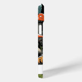 Vintager grüner Frosch auf Mushroom-Individuelle N Case-Mate iPhone Hülle (Rückseite / Rechts)