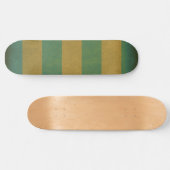 Vintager, grüner gestreifter Liegestuhl Skateboard (Horizontal)