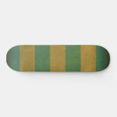 Vintager, grüner gestreifter Liegestuhl Skateboard (Horizontal)