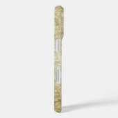 Vintager Grüner Hummingvogel mit rosa Blume Case-Mate iPhone Hülle (Rückseite / Rechts)