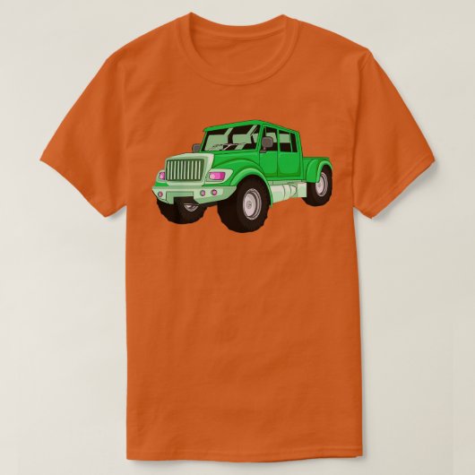 Vintager grüner Monster T-Shirt (Design vorne)