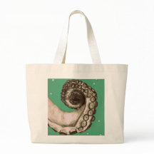 Vintager grüner Oktopus Tentacle