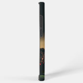 Vintager grüner Orangenrot - Sonnenuntergang Samsung Galaxy Hülle (Rechte Seite)