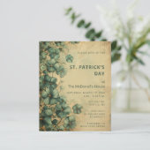 Vintager Grüner St. Patricks-Tag (Stehend Vorderseite)