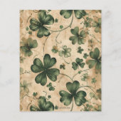 Vintager Grüner St. Patricks-Tag (Rückseite)