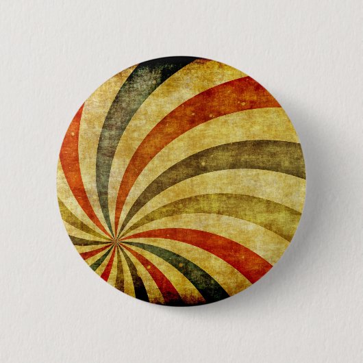 Vintager Grunge-Hintergrund als Karnevals-Zirkus Button (Vorderseite)