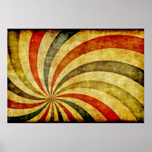 Vintager Grunge-Hintergrund als Karnevals-Zirkus Poster